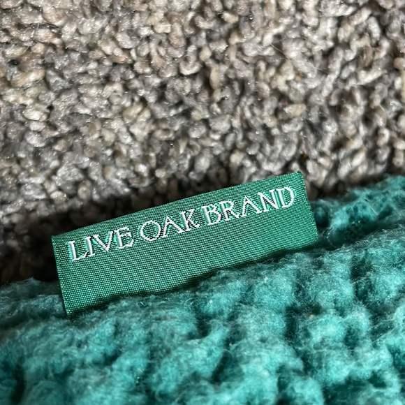 Live Oak Brand Sherpa Women’s Medium Teal Green Pullover quarter zip jacket. - Picture 7 of 8